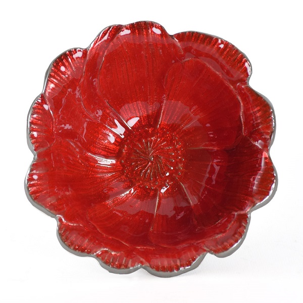 کاسه طرح گل با پوشش داخلی 13 سانت - تصویر 3