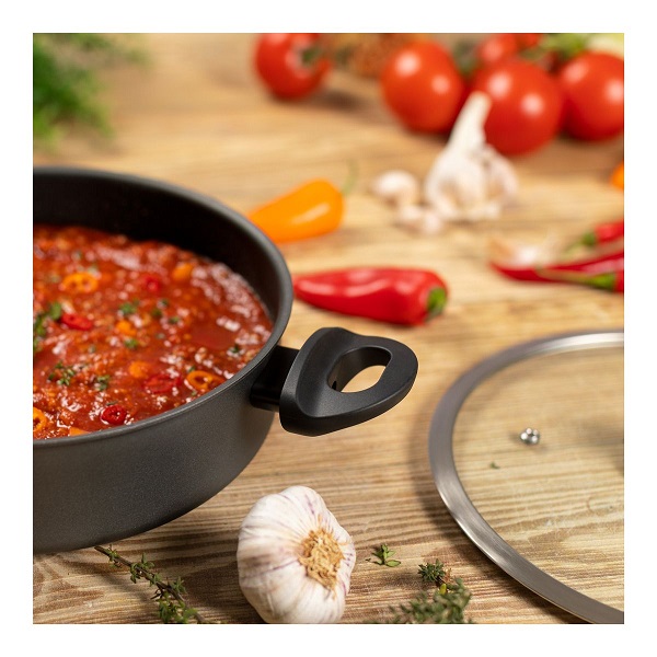 تابه 24 سانت با درب شیشه ای 3 لیتری - تصویر 5